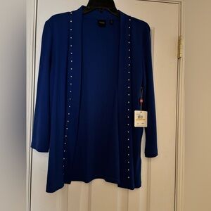Rafaella size small Blue cardigan top